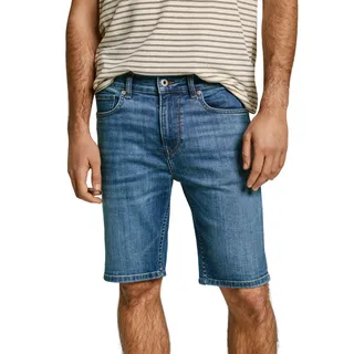 Pepe Jeans für Herren. PM801080EE5 Bermudashorts aus Stretch-Denim Hatch blau 31