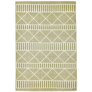 Tom Tailor Funky Outdoor Geometric Teppich 120 x 180 cm Grün