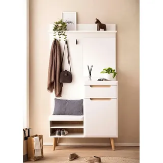 Home Affaire Garderobenschrank Torge 107 x 0 x 0 cm Weiß