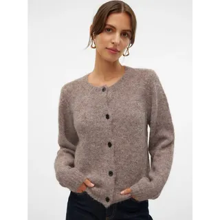 Vero Moda VMNOVAH LS O-Neck Button Cardi Braun XXL