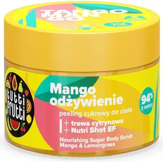 Farmona Tutti Frutti Nährstoffreiches Zuckerpeeling Mango & Zitronengras + Nutri Shot EF, 300g