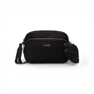 Liu Jo für Damen. AA6176 T382A Schwarze Umhängetasche mit Münzgeldtasche (OSFA), Lässig, Polyurethan