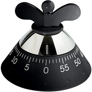 Alessi A09 B Küchentimer Schwarz 10,5 cm