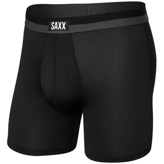 Saxx Underwear Sport Mesh Fly Boxershorts - Black - XS