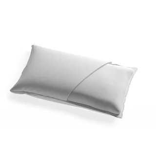 Ecus Kids - Kissen für Babybett Kiko – 90 cm – Anti-Suffokation – Decke und Kern für Standard-Babybett – Weiß