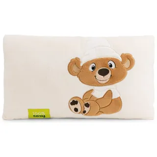 NICI Kissen Bär Capiccino 43x25cm - Weiches Plüsch-Dekokissen, liebevolle Wohnaccessoire für Kinderzimmer, Sofa & Bett, süße Geschenkidee für Kinder & Fans | 63253