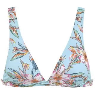 LASCANA Triangel-Bikini-Top Malia Blau 34 Cup C/D