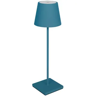 LED-Akkutischleuchte NUINDIE blau rund - Blau