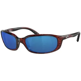 Costa Brine Verspiegelte Polarisierte Sonnenbrille - Tortoise - Blue Mirror 580P/CAT3