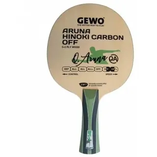 Gewo Holz Aruna Hinoki Carbon OFF - Griffform gerade
