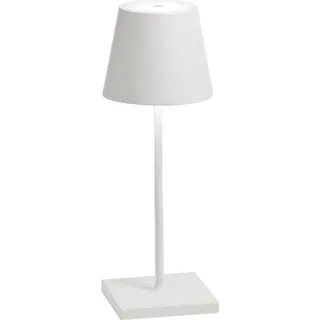 Poldina Pro Mini White wiederaufladbare und dimmbare LED-Tischleuchte mit einer Akkulaufzeit von bis zu 12 Stunden - Weiß