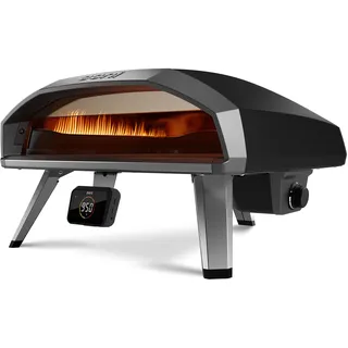 Ooni Koda 2 Pro 18" Gas Pizzaofen – Schwarzgrau – Gas Pizzaofen mit 2 Kochzonen – Kompakt & Tragbarer Outdoor Pizza Ofen – Perfekt für Neapolitanische Pizza in 60 Sekunden