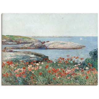 Artland Leinwandbild »Poppy, Isles of Shoals. 1891« Meer Bilder 1 Stk. tlg. auf Keilrahmen gespannt, grün