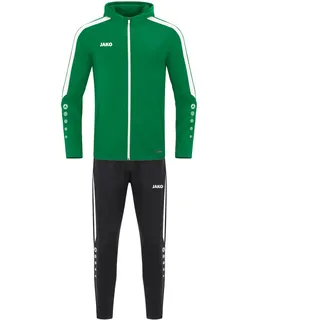 JAKO Damen Trainingsanzug Polyester Power mit Kapuze, Sportgrün, 36
