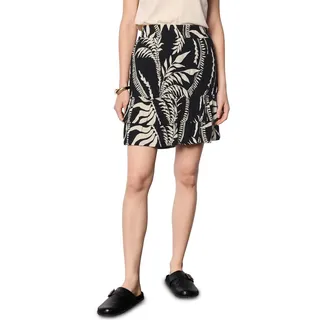 Damen Gemusterter Paperbag Rock