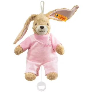 Steiff 237584 Hoppel Spieluhr 20 rosa Hase, Medium