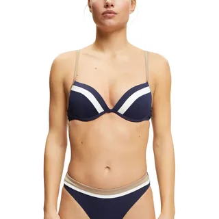 ESPRIT Damen Tayrona Beach Rcs Pad.plunge Bikini, Navy, 38/75B EU