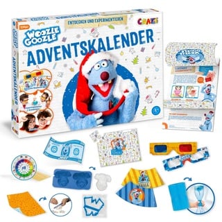 Craze Woozle Goozle Wissenschaft Adventskalender - Spielzeug Adventskalender mit Experimente für Kinder, Weihnachtskalender für Mädchen & Jungen ab 8 Jahre