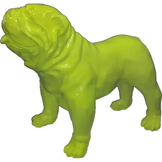 Große Beton-Dinosaurier Skulptur in Natursteinoptik, robust und modern - Grün