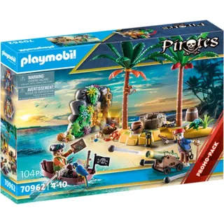 Playmobil Pirates Piratenschatzinsel mit Skelett 70962