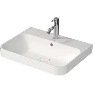 Duravit Happy D.2 Plus 60x46cm, geschli., m HL, ÜL, HLB, we WG