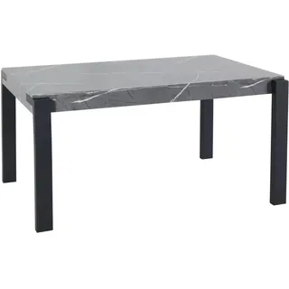 MCW Esstisch L53 140x80cm Marmor-Optik Grau 140x80cm