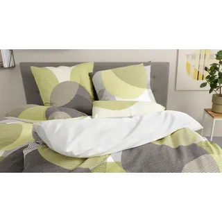 BIERBAUM Carla geometrisch Grün 155 x 220 cm + 80 x 80 cm