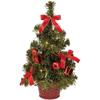 IDENA Deko-Weihnachtsbaum Rot 35 cm