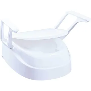 Dietz SmartFix Toilettensitzerhöhung mit Armlehnen Weiß