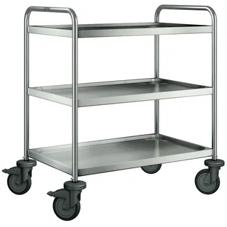 b.pro Servierwagen SW 8 x 5-3 silber 60,0 x 90,0 x 95,0 cm