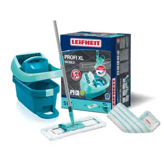 Leifheit Set Wischtuchpresse Profi XL Türkis