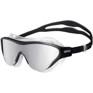 Arena The One Mirror Schwimmmaske Silber/Schwarz One Size