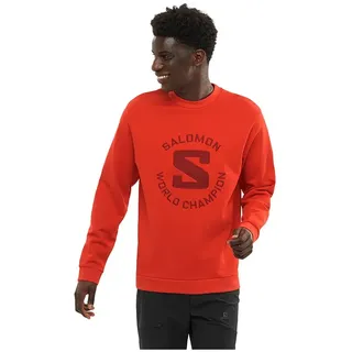 Salomon Outlife Sweatshirt - Aura Orange - S