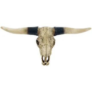 Pine Ridge Southwestern Stierkopf Longhorn Schädel Steer Rustikal Chic Wandbehang Texas Dekoration | Polyresin Hörner für Wand Skulptur Nachbildung echter gealtertes Finish braun