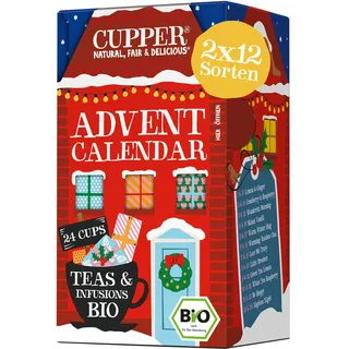 Cupper Adventskalender 2024, 24 Tassen Teegenuss