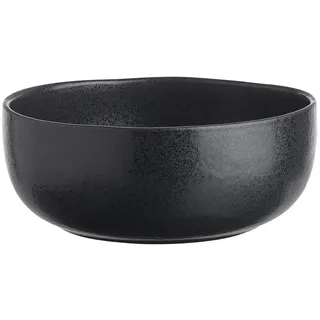 Butlers Schale Casa Nova 600 ml , Schwarz , Keramik , 16x7x16 cm , Geschirr, Schalen & Schüsseln