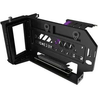 Cooler Master Gaming MCA-U000R-KFVK03, Universal, Grafikkartenhalter, ABS, Messing, Nickel, Polyethylen, Polypropylen (PP), Stahl, Thermoplastisches Elastomer (TPE), Schwarz, Grau, 1 Stück(e), 16,5 cm