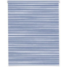 Bild von Seitenzugrollo »StartUp Style Stripes«, Lichtschutz, freihängend, blau