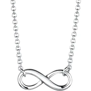 Elli Halskette Damen Infinity Symbol Unendlichkeit in 925 Sterling Silber