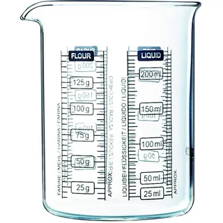 Pyrex 255040 Kitchen Lab Messbecher, 0,25 L