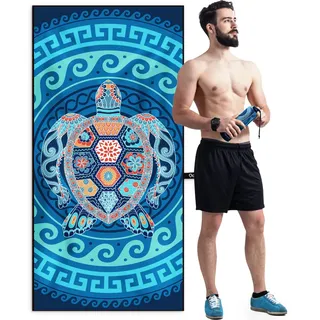 OCOOPA Mikrofaser Strandtuch, schnell trocknend, groß 178x80 cm, super saugfähig, Sandfreie Strand- und Schwimmhandtücher für Männer und Frauen