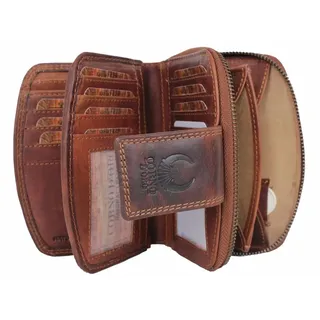 Corno d ́Oro Corno d'Oro Geldbörse Damen Leder braun