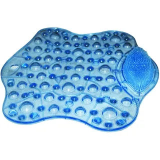 Mobiclinic®, Antirutschmatte aus Gummi für die dusche, Massageeffekt, Blau
