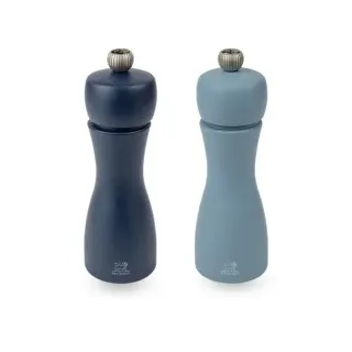 Peugeot Tahiti Salz-/ Pfeffermühle Duo Set  15 cm mitternacht/azure