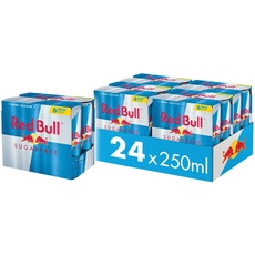 Red Bull Sugarfree, 4x6er Pack Dosen, EINWEG (24x250ML)