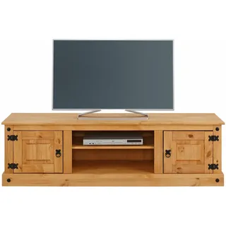 OTTO home Mexico Lowboard 160 cm Beige Massivholz/Holzwerkstoff