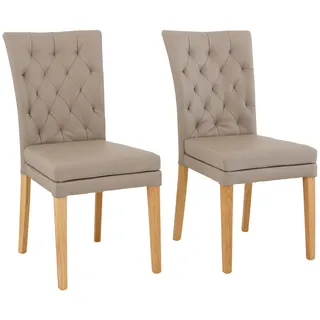 Colorado 2 St. Kunstleder taupe/eiche