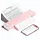 M08F A4 Tragbarer Thermodrucker Pink Bluetooth Wireless Drucker Thermodrucker ohne Tinte für Smartphone PC unterstützt 210x297mm A4 Thermopapier Mobile Drucker