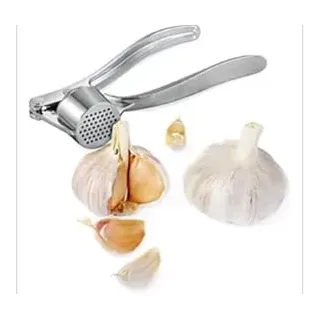 Knoblauchpresse, Knoblauchpresse, Küchenwerkzeug aus Stahl, Küchenwerkzeuge, Knoblauchschneider, Knoblauchhacken, Gewürzmühle, Küchenzubehör, Küche, Backen, Hausmannskost, Restaurants – von TRIXES