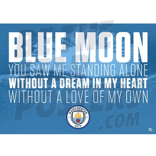 Be The Star Posters Poster Manchester City Football Club Chant, A2, offizielles Lizenzprodukt, erhältlich in den Größen A2 - A2